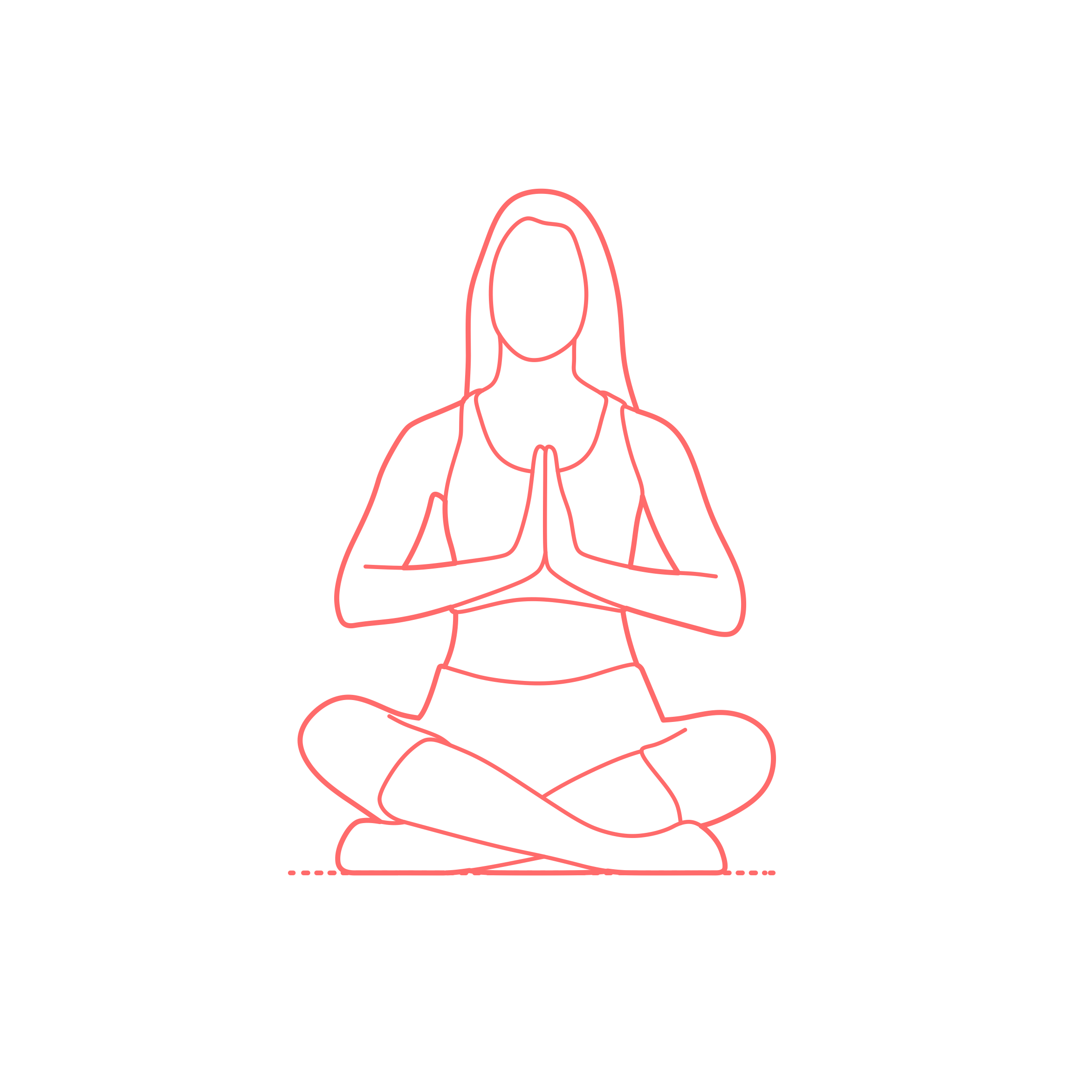 Humans Yoga Poses Easy Pose Stencil Svg Design File Free Vectors